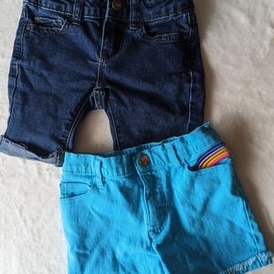 5T jean shorts bundle girls